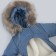 Kinderlitto transformer Kinderlitto "Orsetto", height 68-80 cm, Denim's height