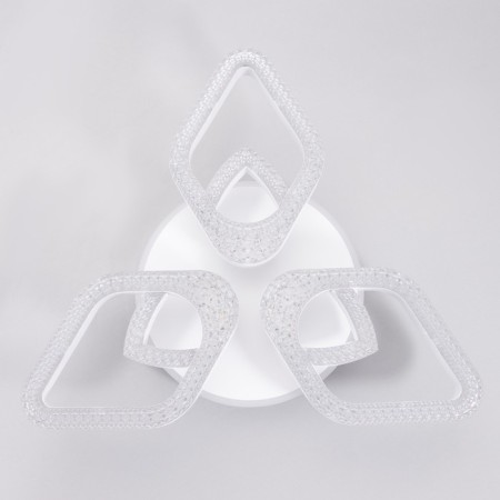 Causteen from the remote control 1904/3 LED 76W Dimmer white 57x57x10 cm Bayerlux-19