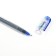 Gel pen, 0.38 mm, blue, transparent case, aer -shaped, needle -off writing node
