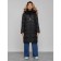 Coat insulated winter female, size 50, black color
