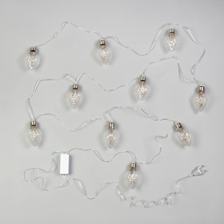 Garland “thread” 3 m with nozzles “bumps of cones”, ip20, transparent thread, 80 LED, glow blue, 8 modes, 220 V-2