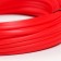 Artificial rattan 6 mm 100 m wave (red)