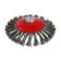 Metal brush for Ushm scrap, twisted wire, "plate", M14, 125 mm
