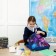 A set of first grader in the folder, calligrata, “butterfly”, 40 items