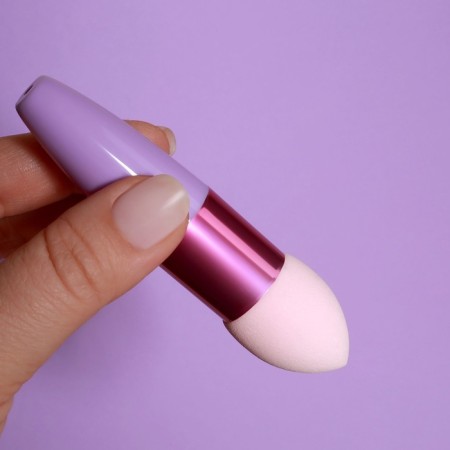 Makeup sponge with a drop “drop”, 10 × 3 cm, color mix-2