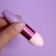 Makeup sponge with a drop “drop”, 10 × 3 cm, color mix
