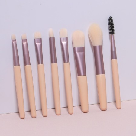 A set of makeup brushes "Pastel", 8 items, PVC CHOHOL, MIX color-4