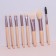A set of makeup brushes "Pastel", 8 items, PVC CHOHOL, MIX color