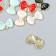 Decor for creativity metal, enamel "Bow" mix 1x1.5 cm