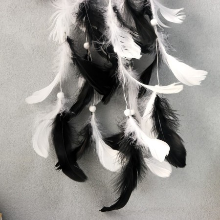 Yin-Yan Dreams Black and White Figs 44x15 cm-2