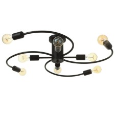 Chandelier 2139/8bk E27 40W Black 88x88x20 cm Bayerlux