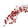 Dry flowers “Molchy Mile”, 25 g, length - 70 cm, red color