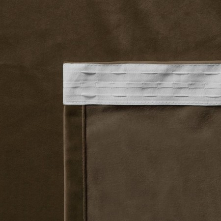 Set of curtains "velvet", size 2x145x270 cm, brown color-1