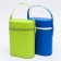 Thermal drum is a container for classic bottles (plastic), mix color