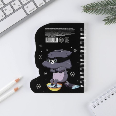 Notepad with a figure element "Winter characters", 40l Mix-5