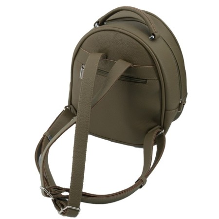 Women's backpack (B2834-02140) genuine leather, green, 1x240x23 cm-1