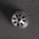 Confectionery nozzle “Spheres. Profiles with a drop and star”, D = 3 cm, 2,3 cm output, stainless steel