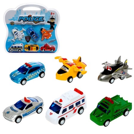 Set of machinery "Special services", 6 pcs., Mix