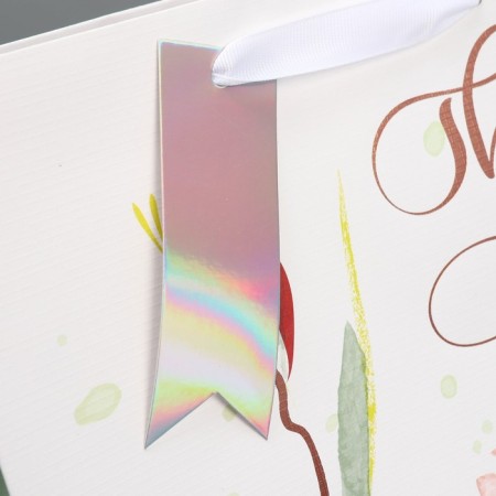 Gift package laminated, packaging, “Thank you”, 25.4 x 30.5 x 12.7 cm-4