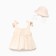 Set: Dress and Panama Kroshka I, height 74-80, milk