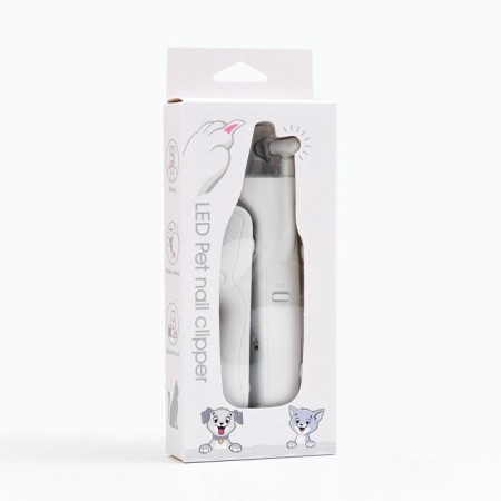 Smart animal clawers, with a file, LED flashlight and a claw container, on batteries-10
