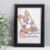 Photo frame MDF 10x15 cm, No. 5 "Simple", black (plastic screen)