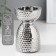 Ceramics candlestick per 1 candle "Illusion" d = 4 cm silver 6.5x6.5x10 cm