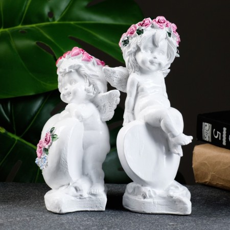 Figure "Angels with a heart" set, 18x14cm-3