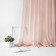 Tulle "Woodstock", size 500x270 cm, pink color