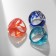Ring "Muranian glass" radiance, color mix
