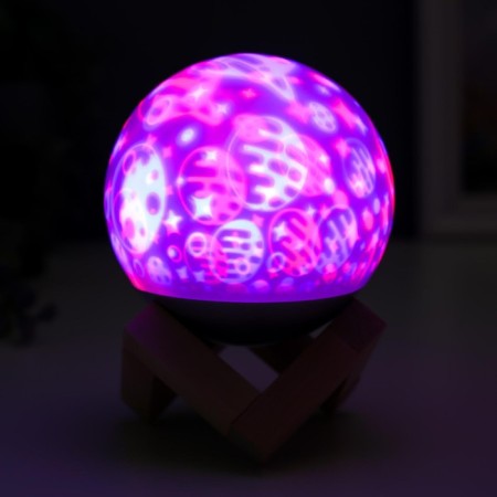 Sponel "Space" Led usb RGB 9.5x9.5x12.5 cm Risalux-5