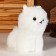 Soft toy "Lama", 20 cm, white color