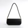 Female bag, baguette, on a magnet, black color