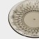 Branch plate, d = 20 cm, brown color