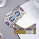 Money envelope "Happy Birthday!" Cutting, embossing, patterns, 8.3x16.7 cm