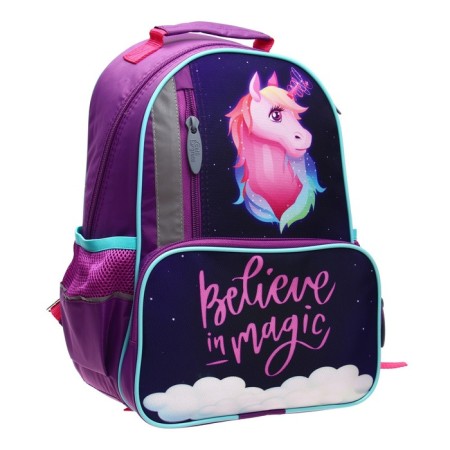 School backpack, 37 x 26 x 13 cm, ergonomic back, calligrata ORT "Unicorn"-16