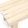 A bench (bench) wooden from linden 100 x 45 x 42 cm, without a back, for a bath and a summer residence