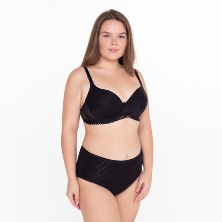 Panties female slips, black color, size 50-52 (7)-1