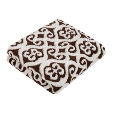 Virginia blanket, size 180x200 cm, brown color