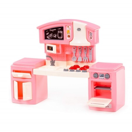 Mini-Kukhnya "Baby", in box No. 2, pink color