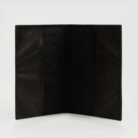 Cover for passport, black color-2