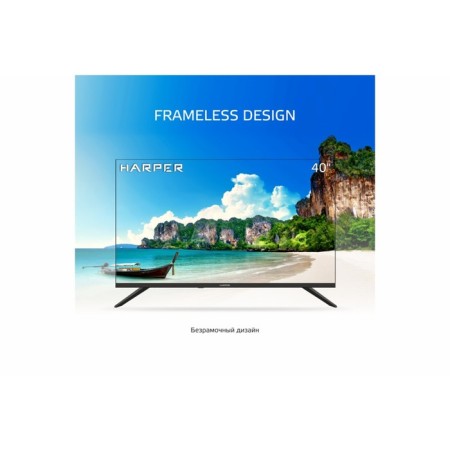 TV Harper 40F720T, 40 ", 1080P, DVB-T/T2/C/S2, 3XHDMI, 2XUSB, black-2