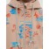 Vetrovka for girls, height 134 cm, sandy color