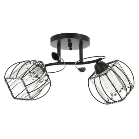 Chandelier "Dack" 2he27 40w Black 46x10x22 cm Bayerlux