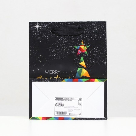 Laminated packet "Modern Merry Christmas" 11.5 x 14.5 x 6 cm-3
