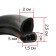 Doors seal in a car, o-shaped, with a metal core, 5 m, black