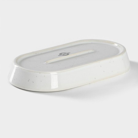 Porcelain Oval Magistro Urban, 260 ml, 18 × 9.8 × 2.5 cm, white color-2