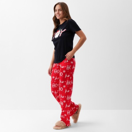 Pajama New Year's Women (T-shirt and Pants) KAFTAN JOY, size 48-50-3
