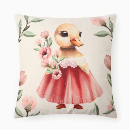 Case on the pillow Ethel "Duck", 40*40 cm, 100 p/e, velor