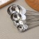 A set of measured spoons of the share "metallic", 4 pcs: 1.25/2.5/5/15 ml
